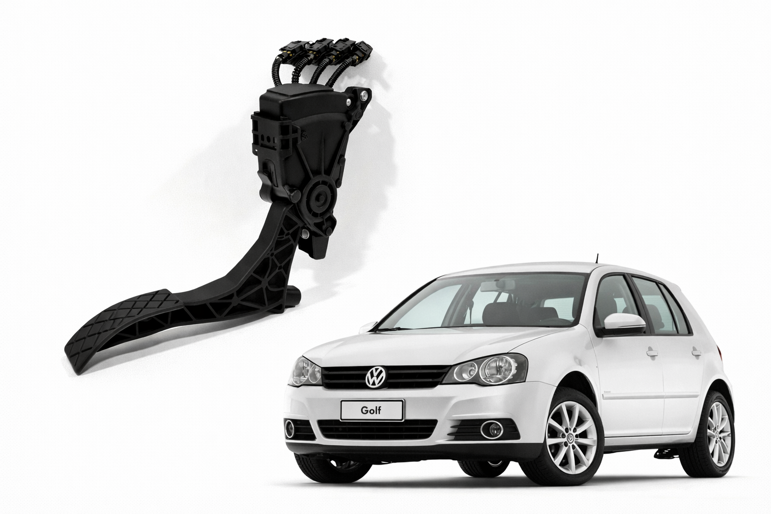 Pedal Acelerador Eletrônico VW Golf 6QE721503D - Imagem 1