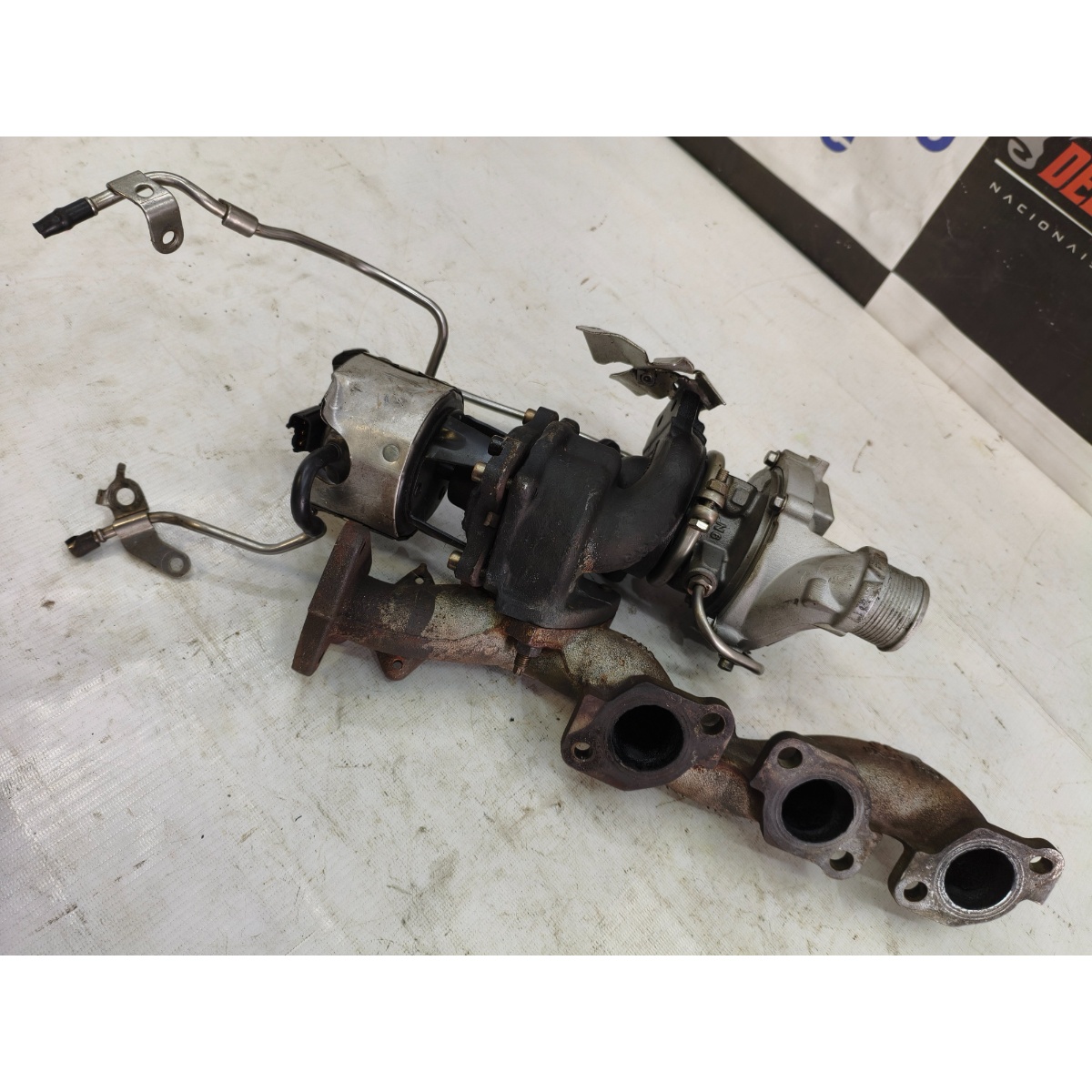 Turbina Esquerda Motor Range Rover 3.0 V6 2010 Fpla6K682Bc - Imagem 8