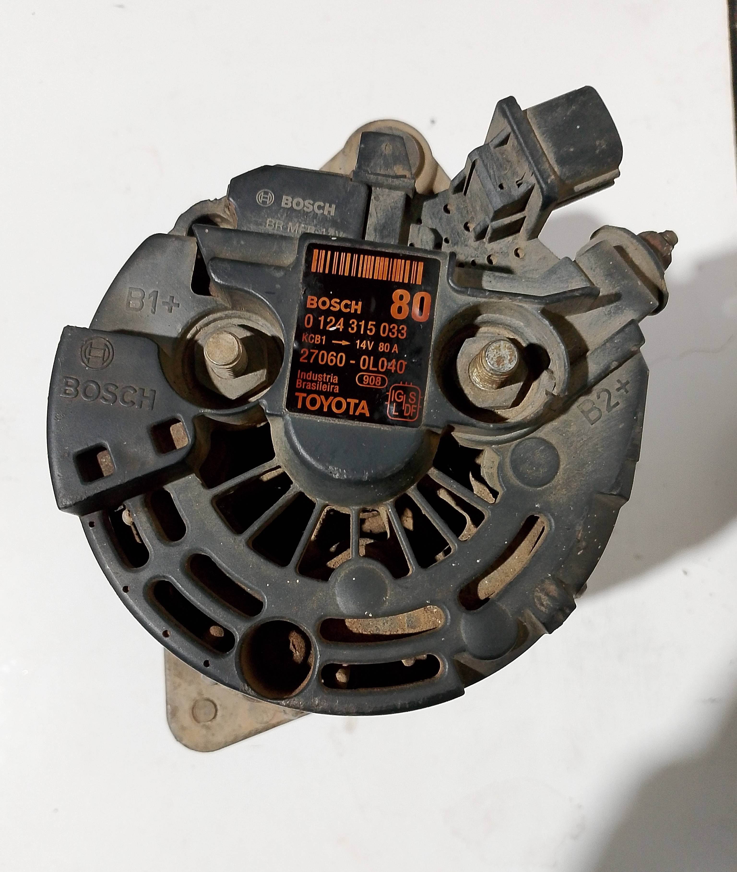 Alternador Toyota Hilux 0124315033 - Imagem 2