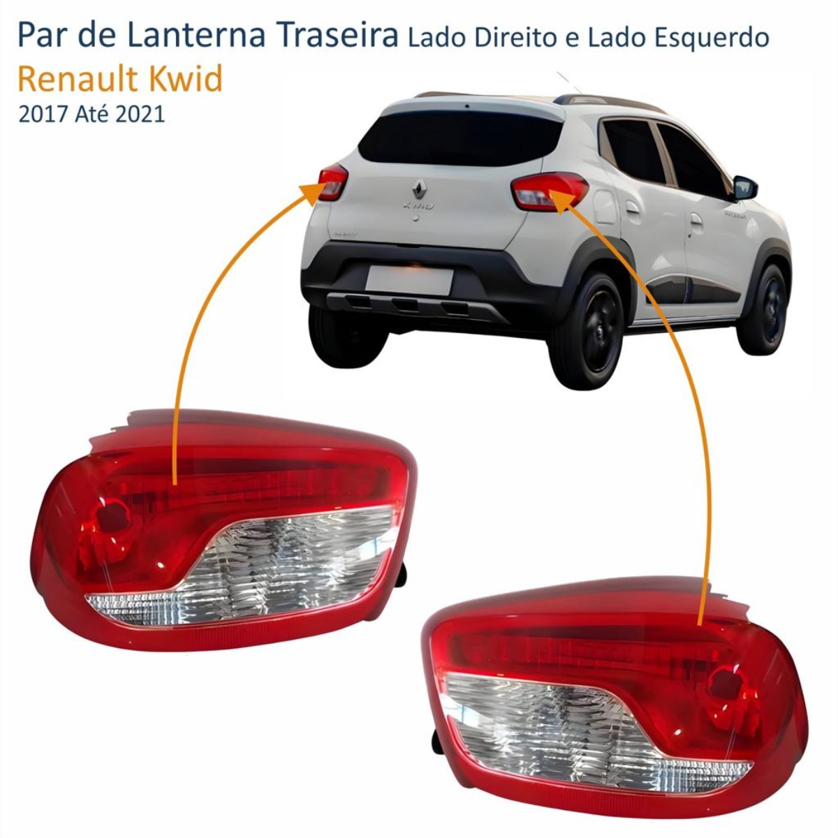 Lanterna Traseira Esquerda Renault Kwid 2017-2020