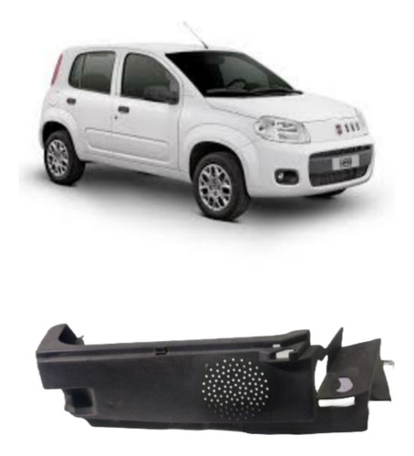 Suporte Tampão Bagageiro Direito Uno 1996/2001 Cor:Preto