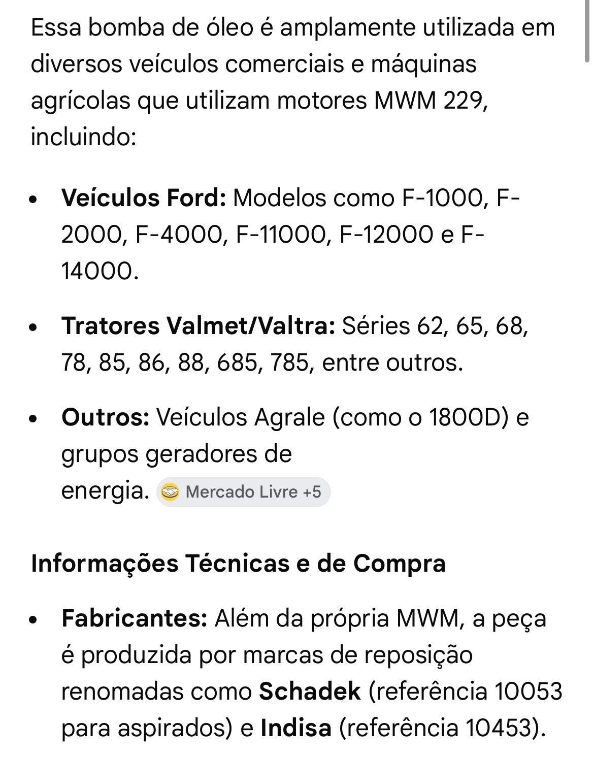bomba de óleo MWM 229 - Imagem 3