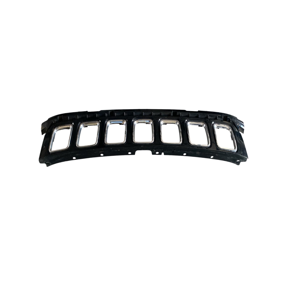 Grade Jeep Compass Cromada Ano  17/21 Cromado Preto - Imagem 2