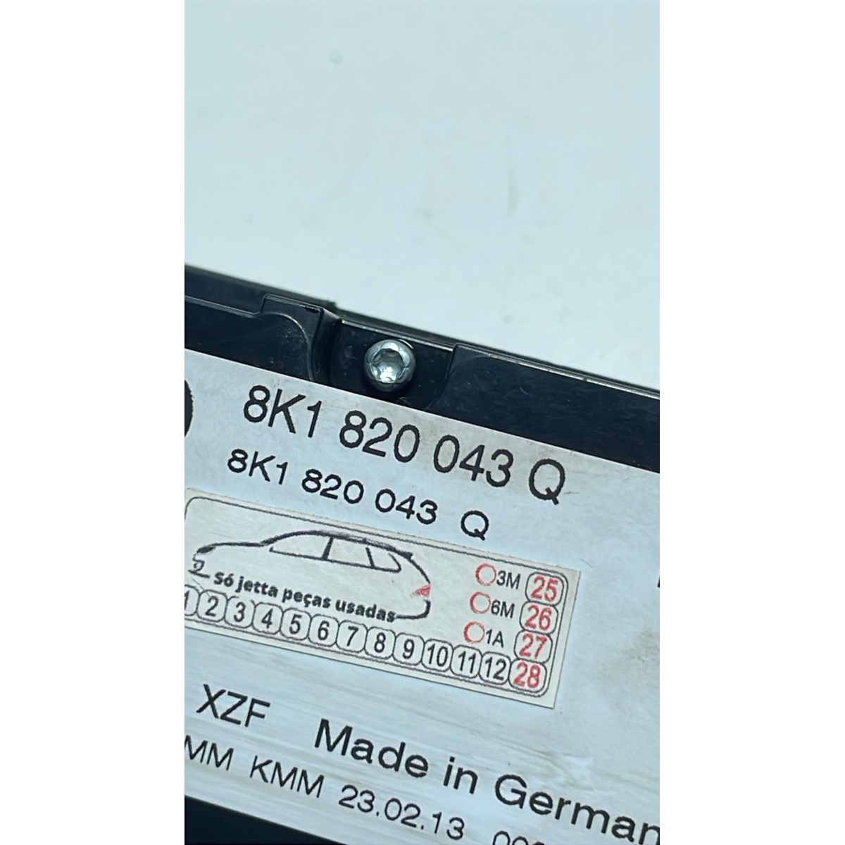 Comando Ar Condicionado A5 2.0 2012 a 2015 8k1820043q - Imagem 6