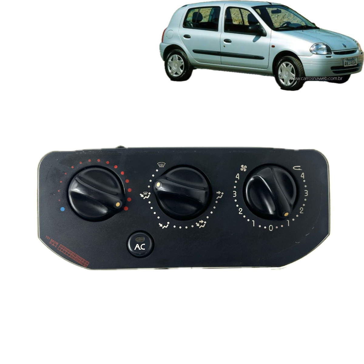 Comando De Ar Condicionado Renault Clio RN 2002 2003 - Imagem 1