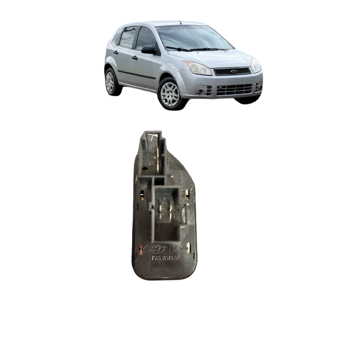 Interruptor Vidro Elétrico Ford Fiesta 7s6514529ba Original - Imagem 4