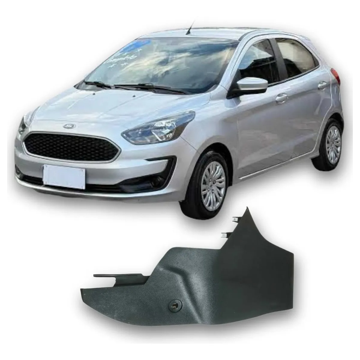 Acabamento Console Esquerdo Ford Ka 2019 1.0 E3B5A046B27