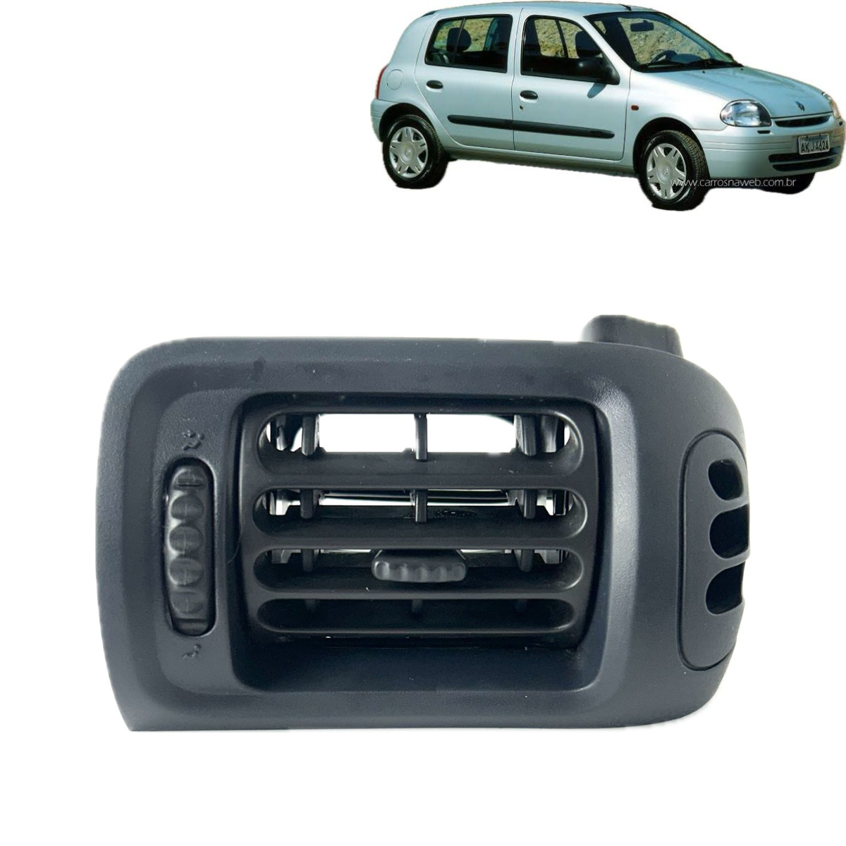 Difusor Ar Painel Direito Renault Clio RN 2002 Original - Imagem 1