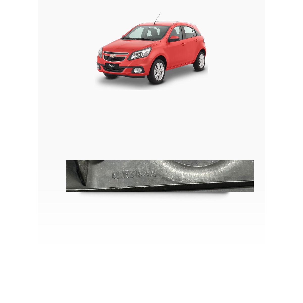 Tampa Buzina Chevrolet Agile 2010/2014 Original