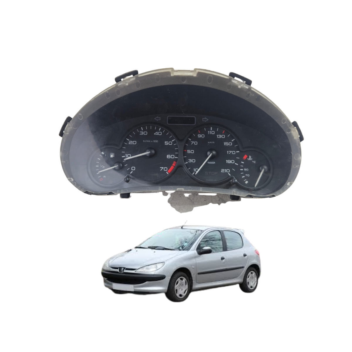 PAINEL INSTRUMENTO PEUGEOT 206 2001/2008 IN.