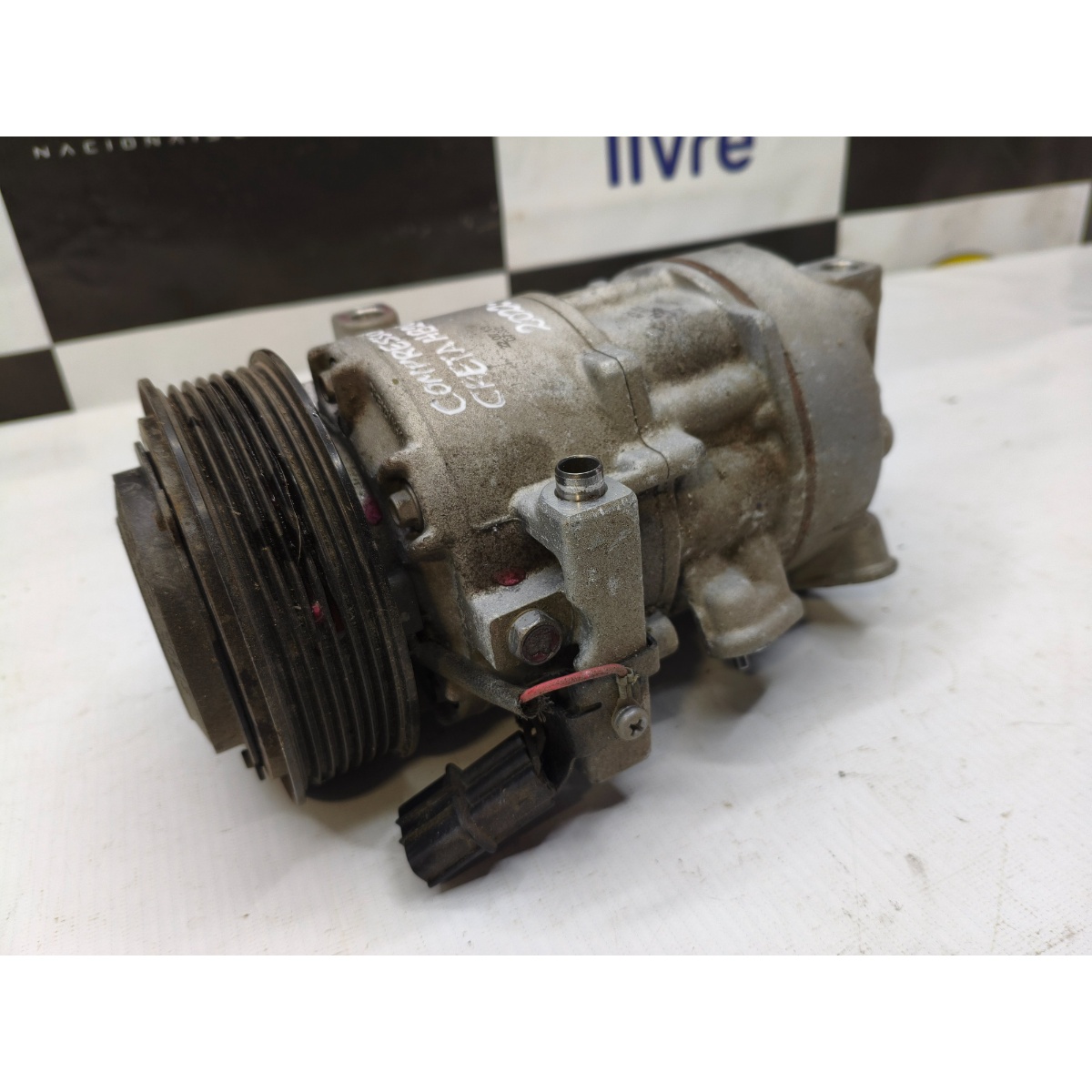 Compressor Ar Condicionado Creta Hb20 1.0 Tgdi Dve12G2 Dw - Imagem 2