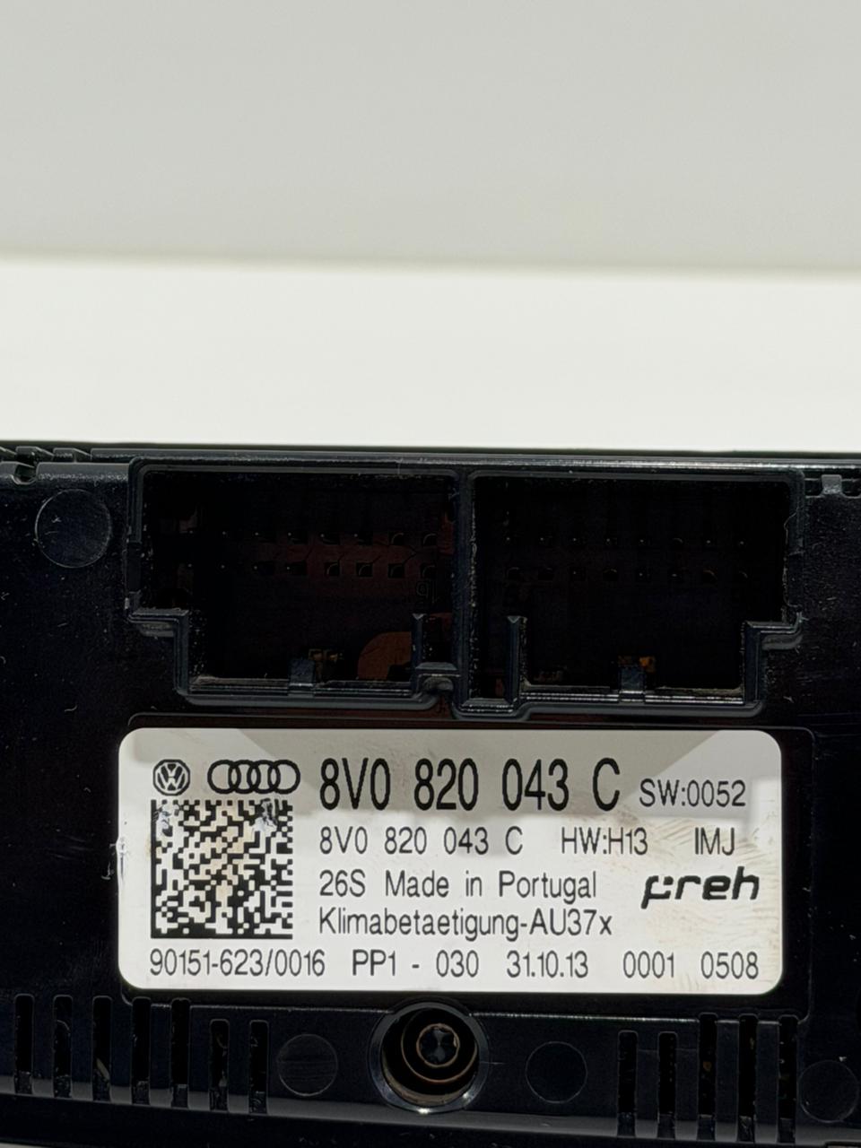 Comando Digital Ar Condicionado Audi A3 2016 8v0820043 - Imagem 7