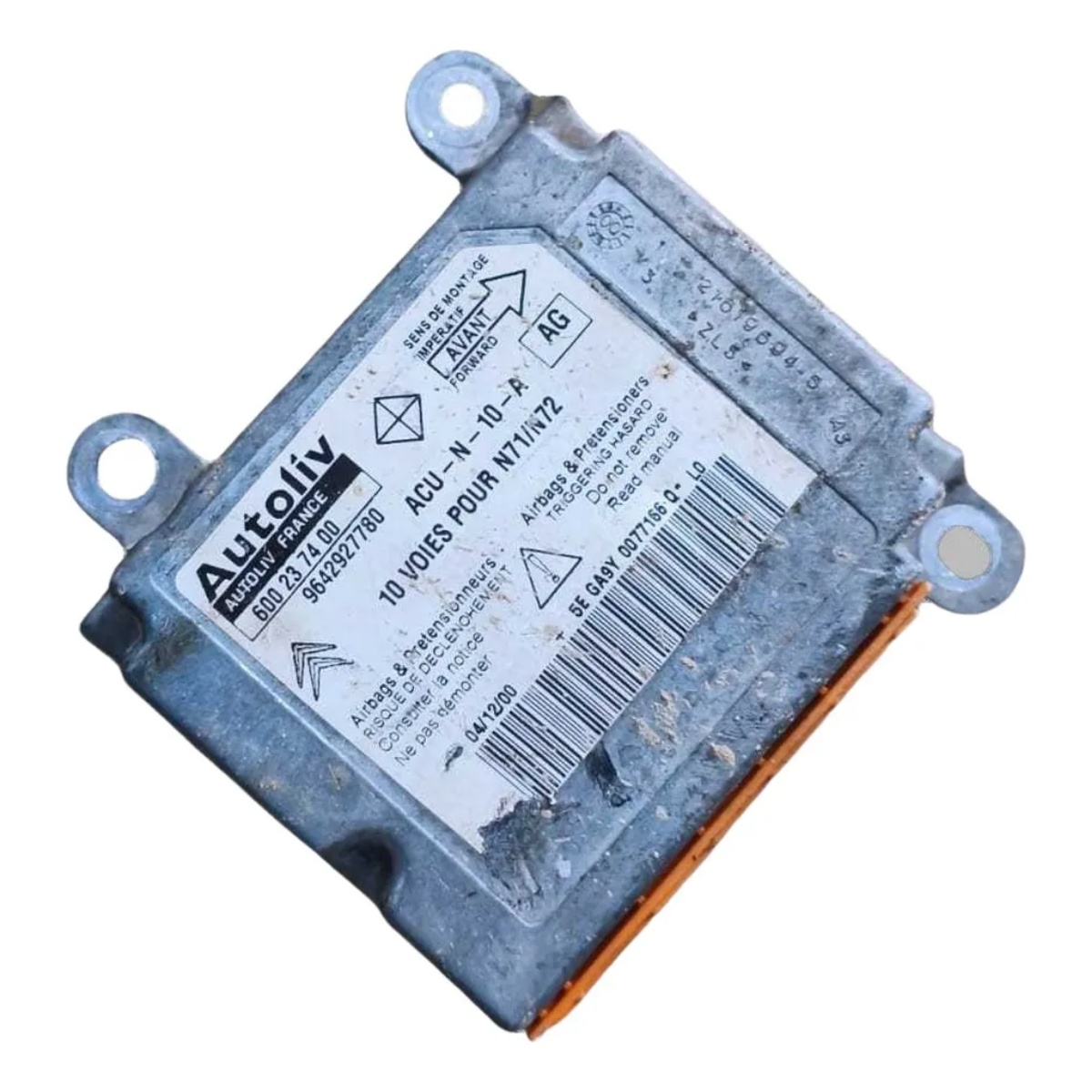 Modulo Air Bag Citroen Xsara 1.6 16V 2000 2001 9642927780 - Imagem 3