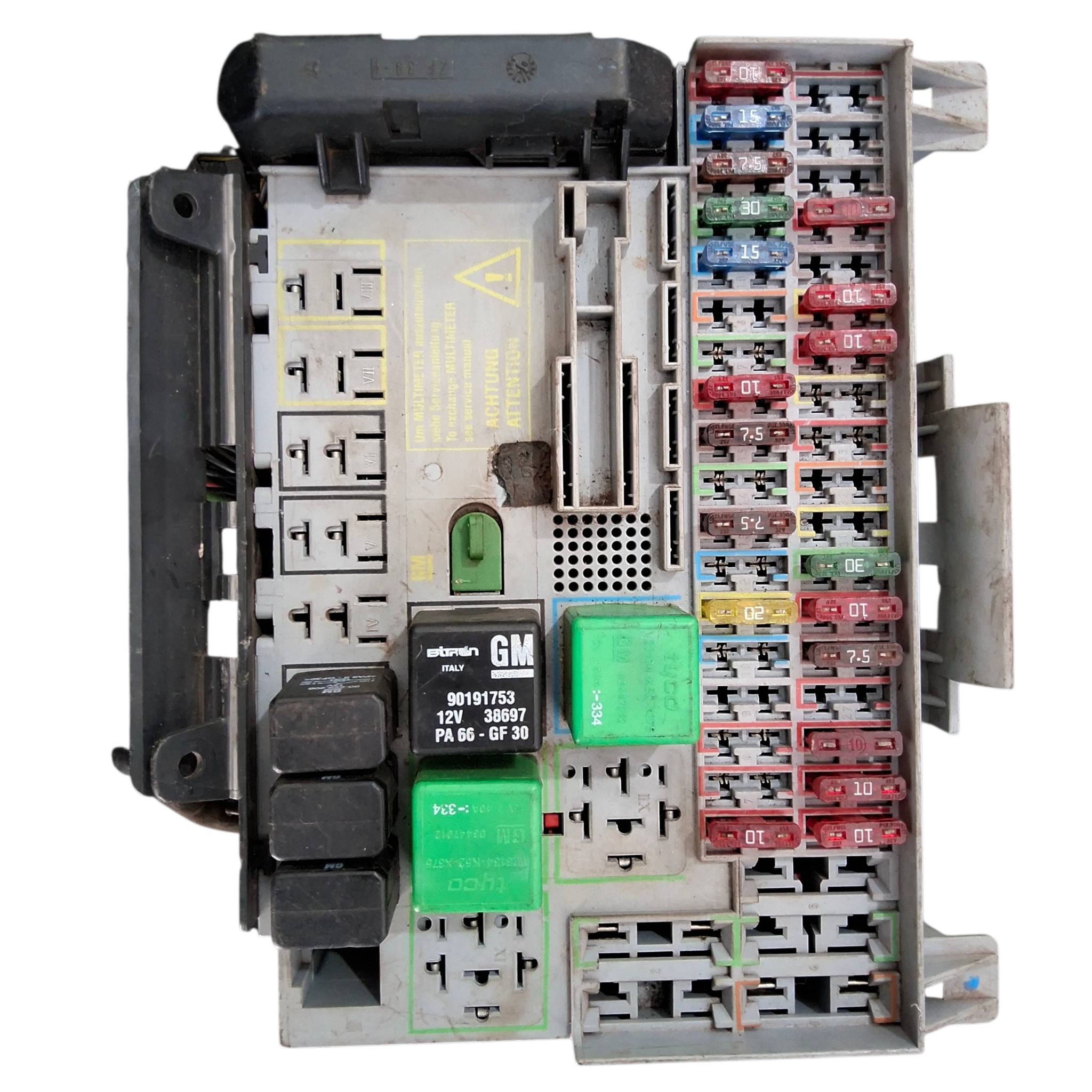 CAIXA FUSÍVEL RELE ORIGINAL GM VECTRA ASTRA 97-05 90191753