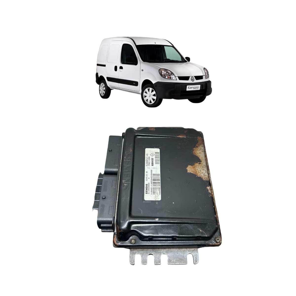 Módulo Injeção Renault Kangoo 1.6 8v 2001/2003 8200032146 - Imagem 3