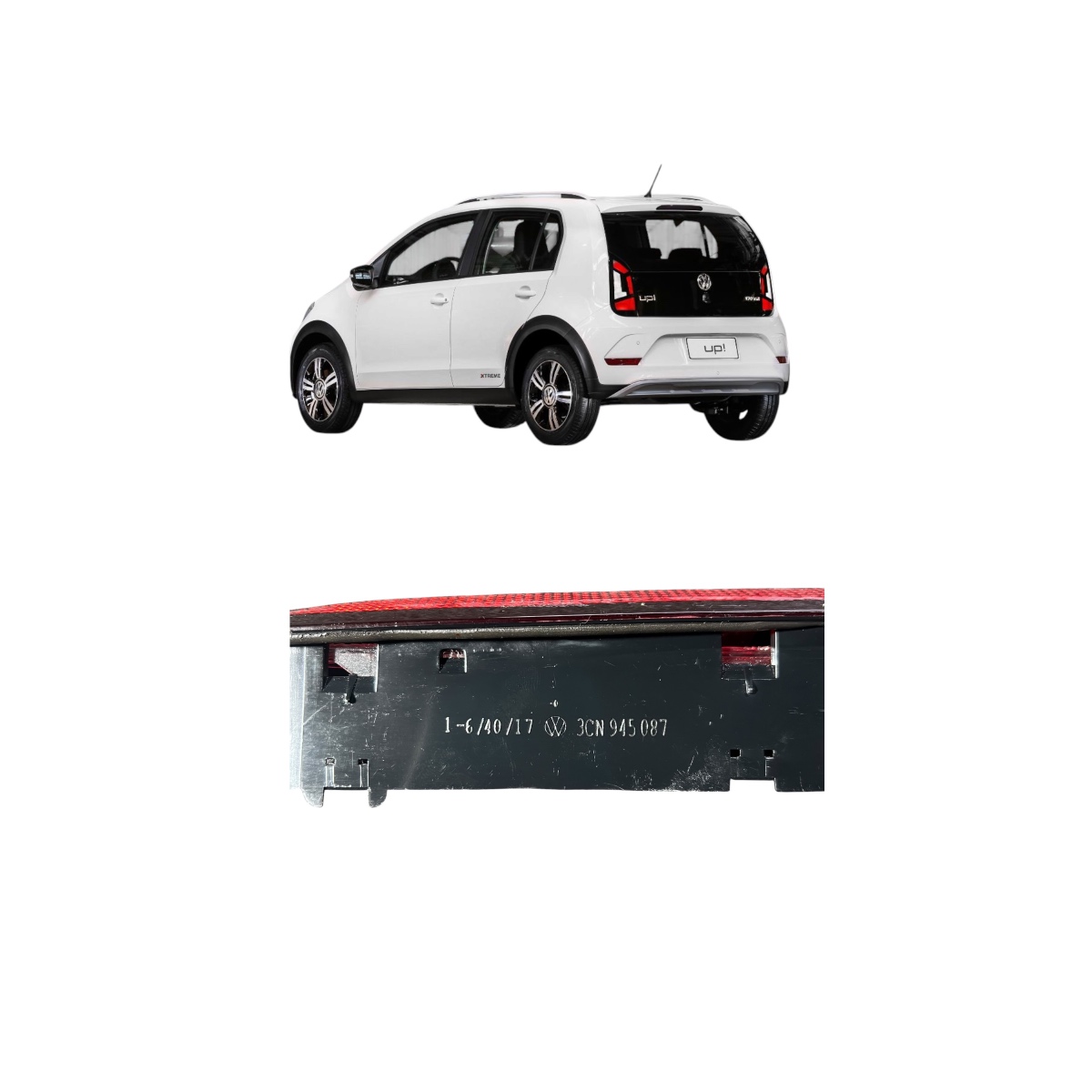 Brake Light (luz de freio traseira central) Volkswagen UP - Imagem 4