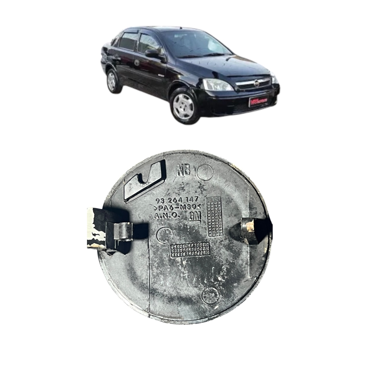 Portinhola Tanque Chevrolet Corsa Montana 2006 Até 2012 - Imagem 3