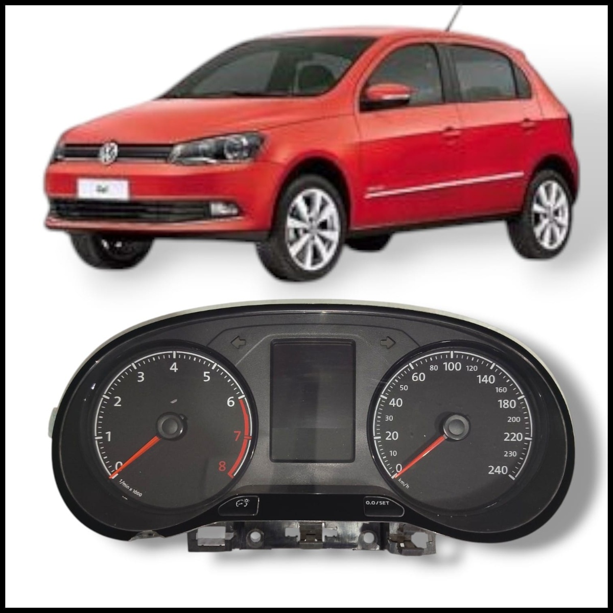 Painel Velocímetro Volkswagen Gol 1.6 G7 - Imagem 1