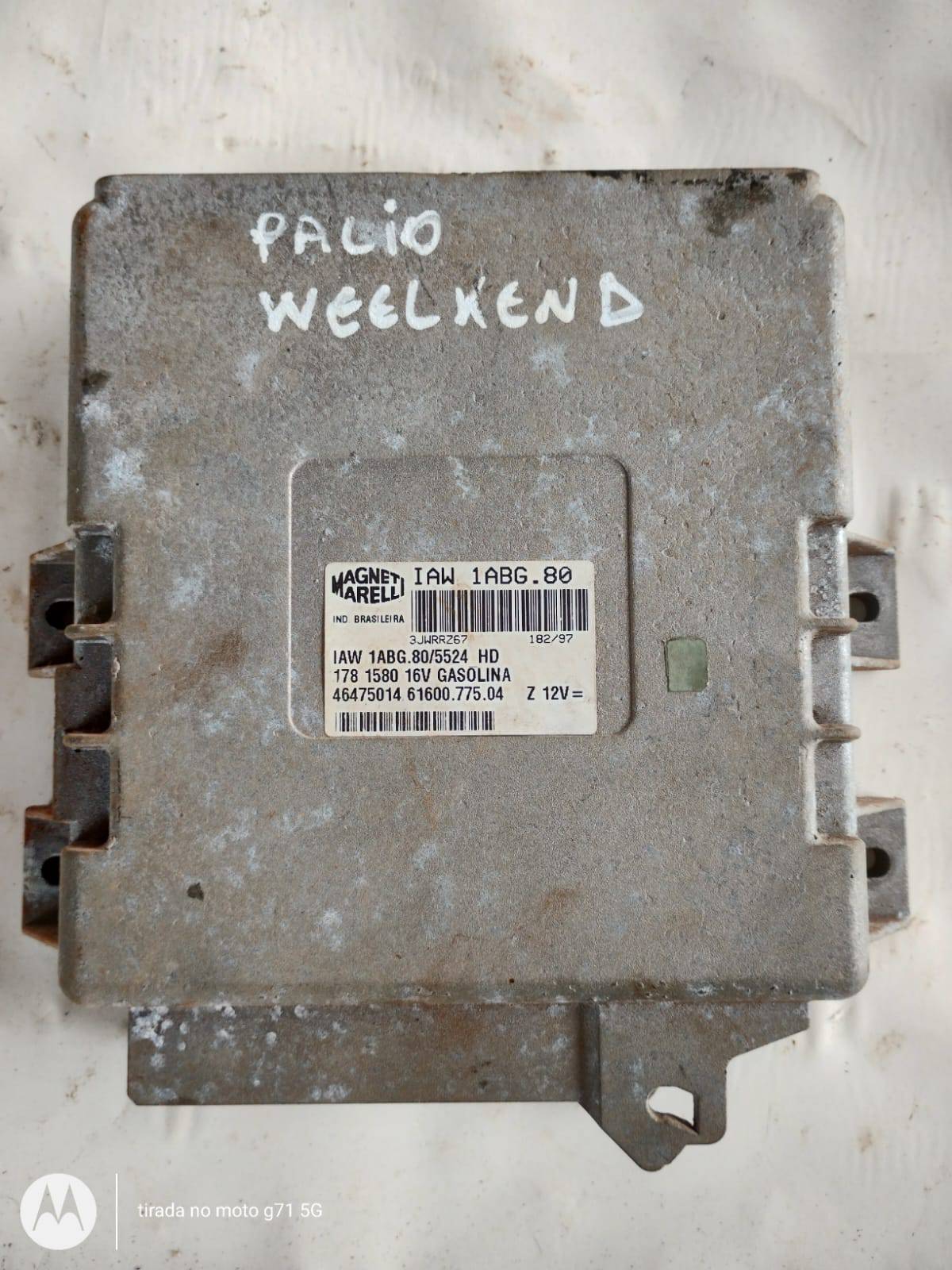 Módulo de Injeção Eletrônico Fiat IAW1ABF.80 - Imagem 2