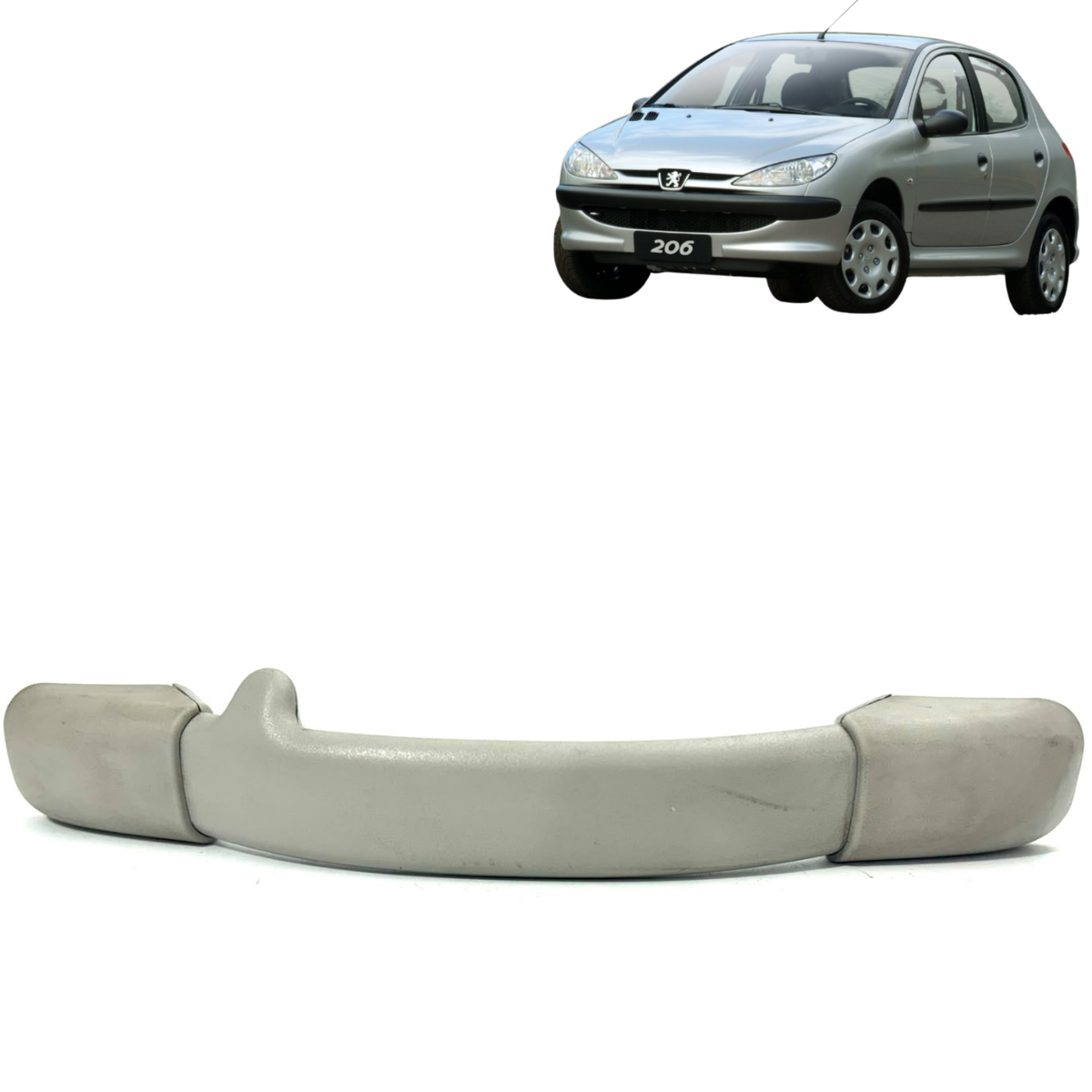 Alça Teto Pqp Puxador Peugeot 206 1.4 2008 Original