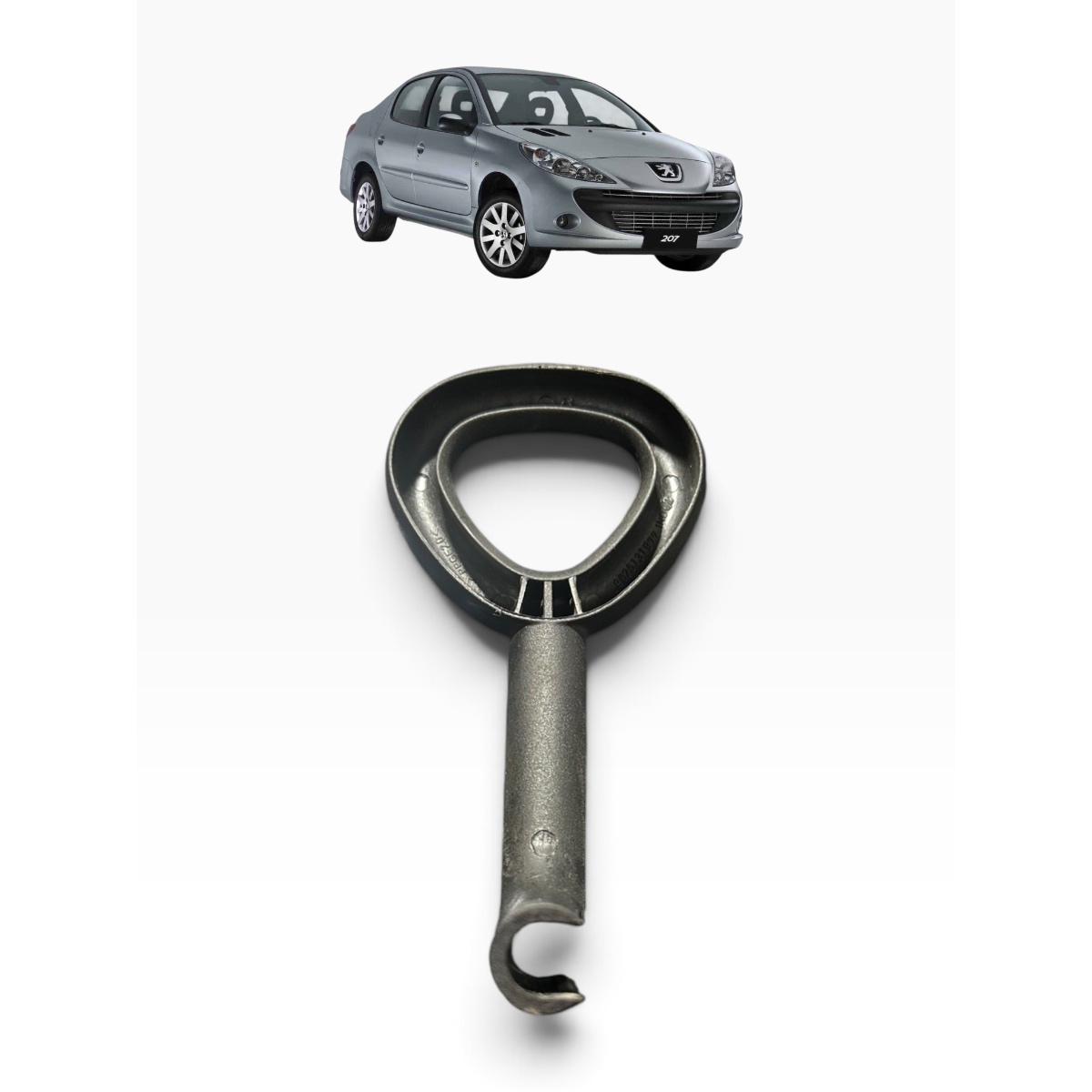 Puxador Alcança Banco Dianteiro Peugeot 206 207 9625131977 - Imagem 1