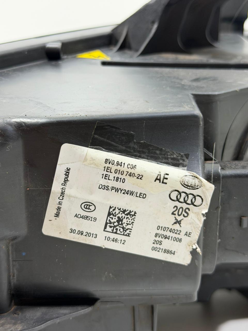 Farol Audi A3 2013-2016 Original 8V0941006 - Imagem 6