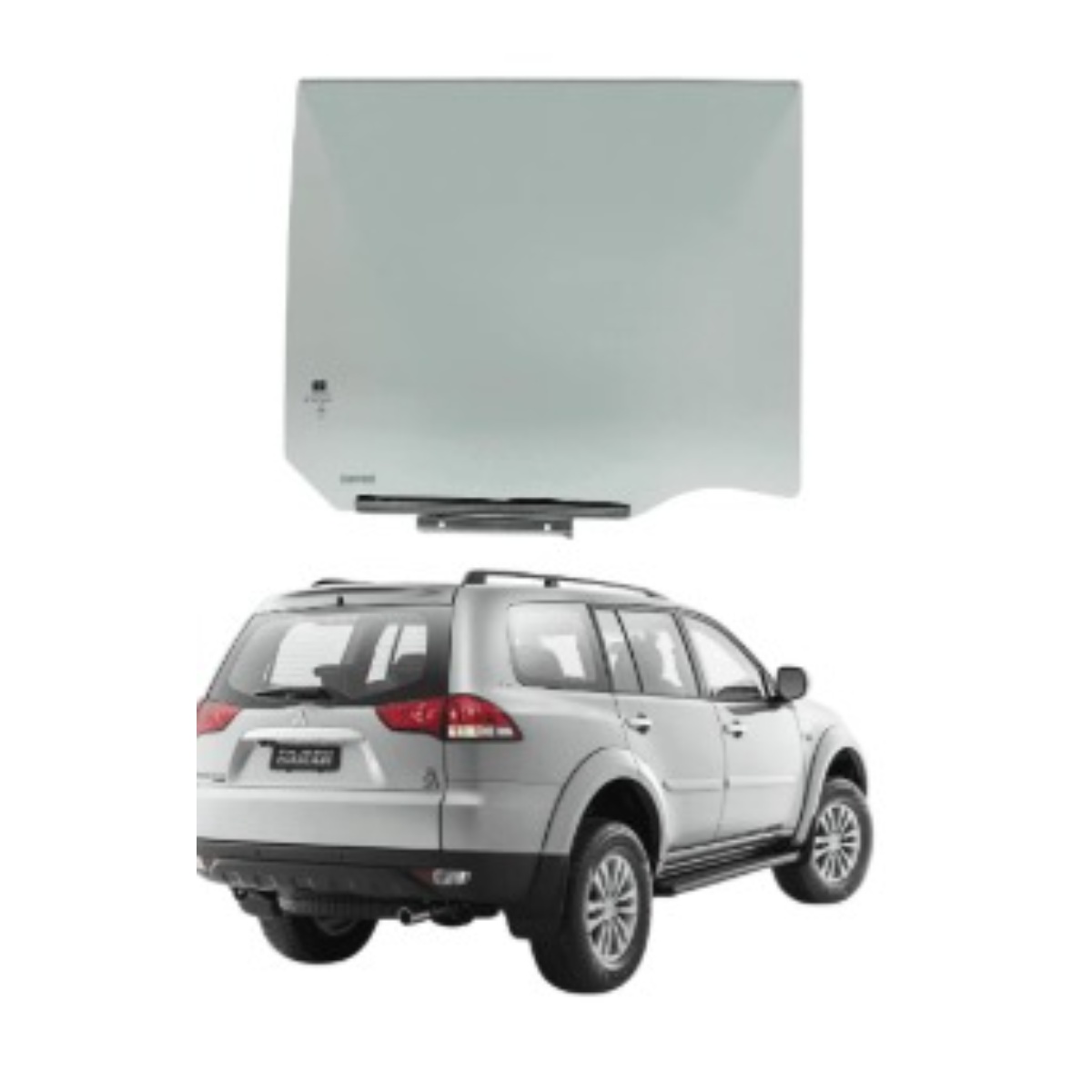 Vidro Pt Tras L.d Mitsubishi Pajero Dakar 09/16