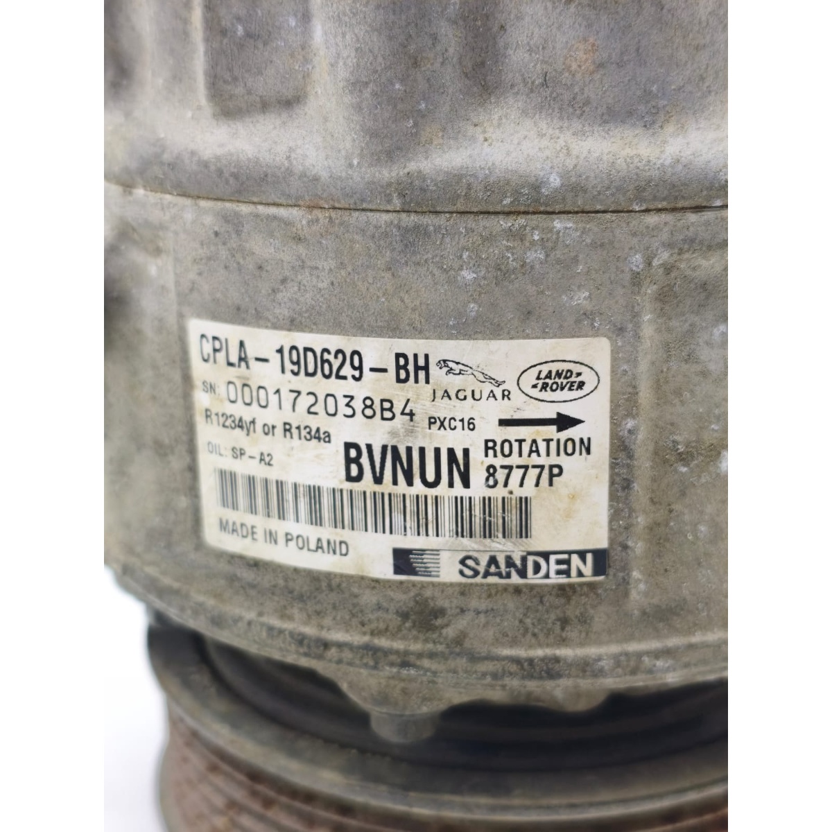 Compressor De Ar Condicionado Land Rover Discovery SPORT - Imagem 4