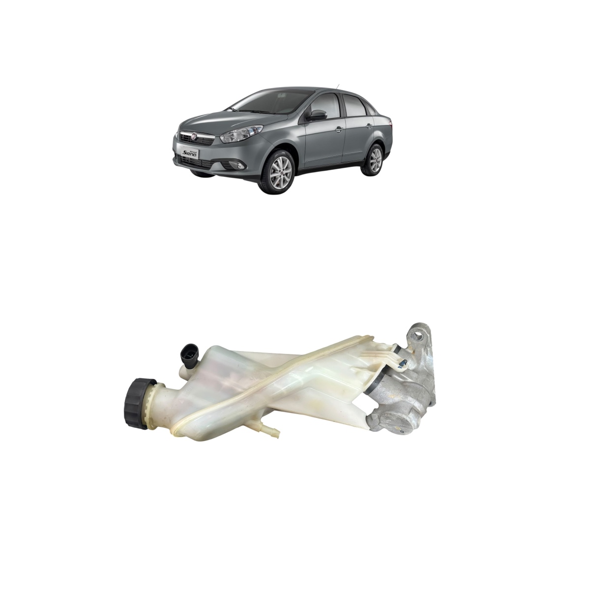 Cilindro Mestre Com ABS e Reservatorio Fiat Grand Siena 1.4 - Imagem 2