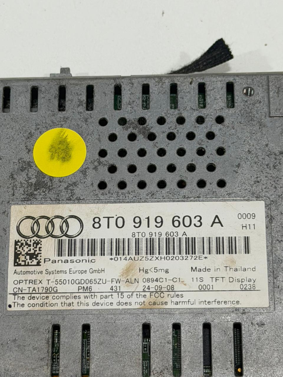 Tela Display Multimedia Audi A4 2.0 2011 a 2013 8T0919603 - Imagem 4