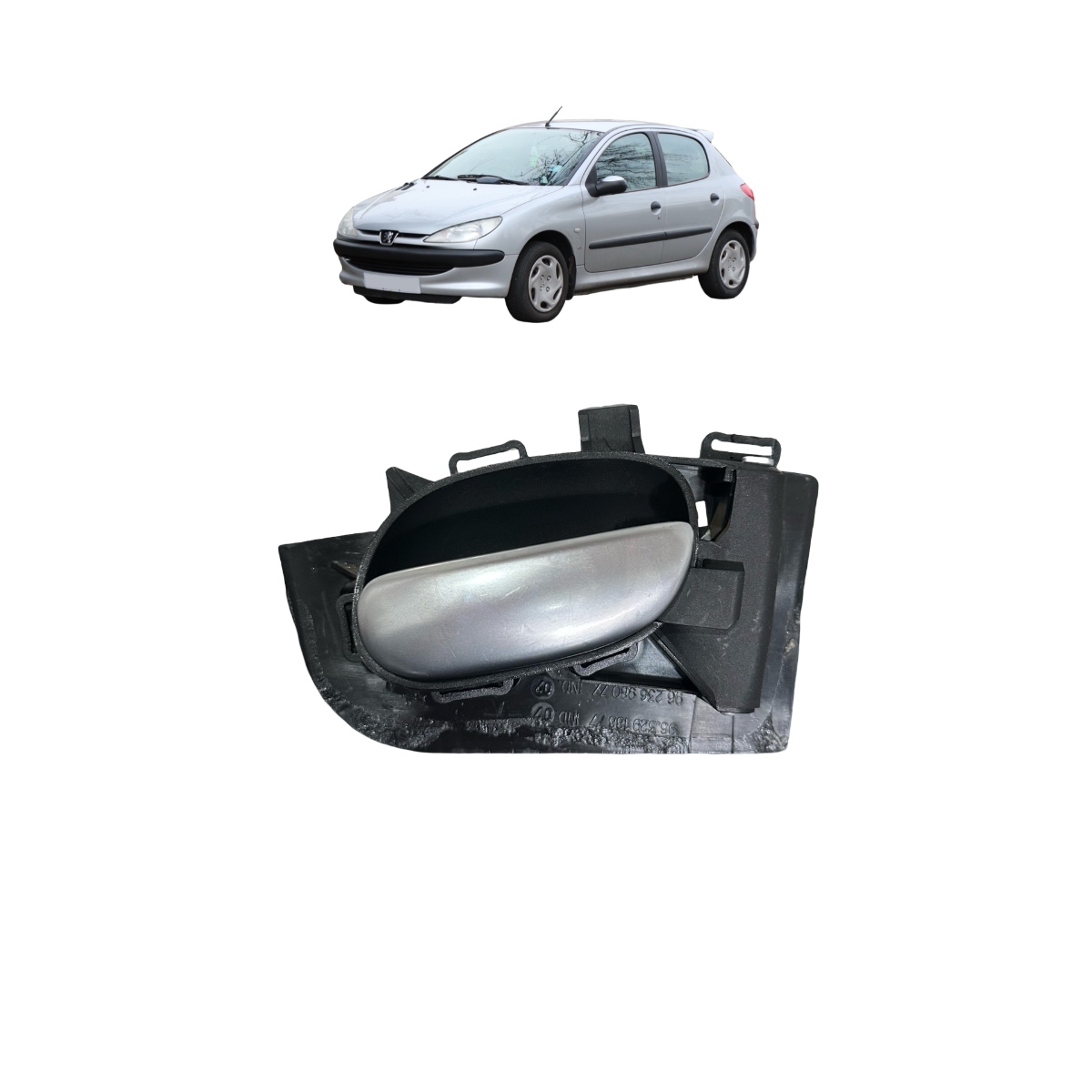 Maçaneta Interna Dianteira/traseira Peugeot 206 9623698077 - Imagem 1