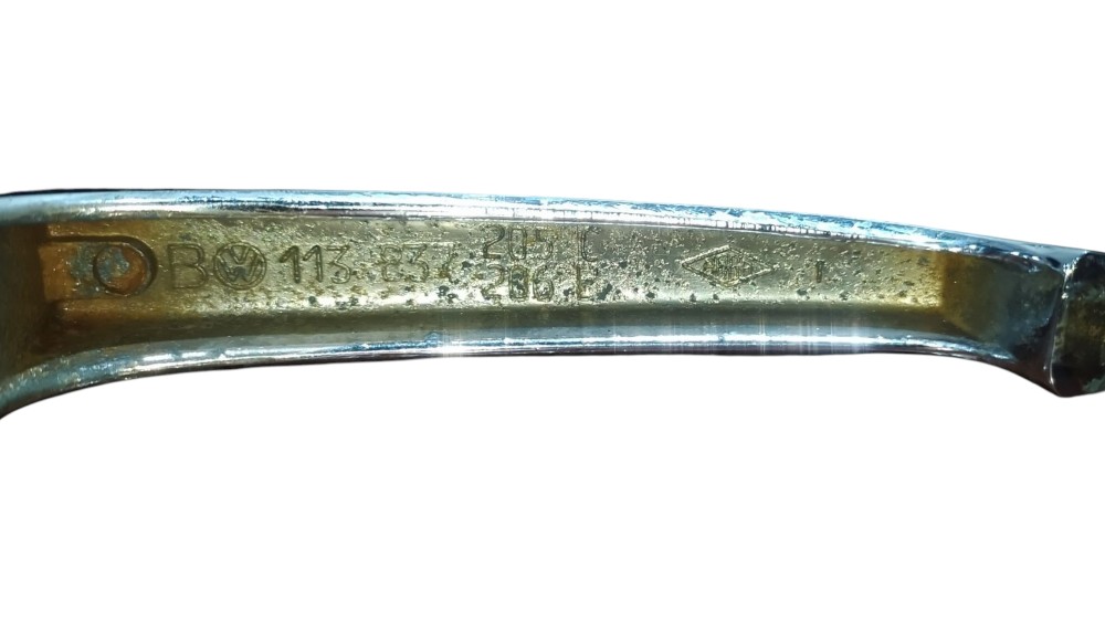 Maçaneta Externa Direita Fusca 77 Preto - Imagem 2