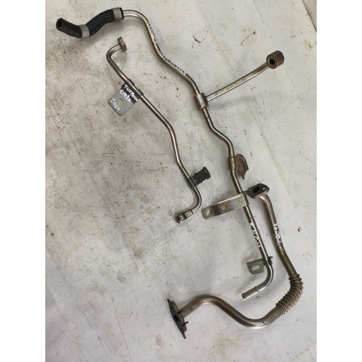 Kit Tubos Turbina Hyundai Hb20 Creta 1.0 T-Gdi 2020 A 2025 - Imagem 2