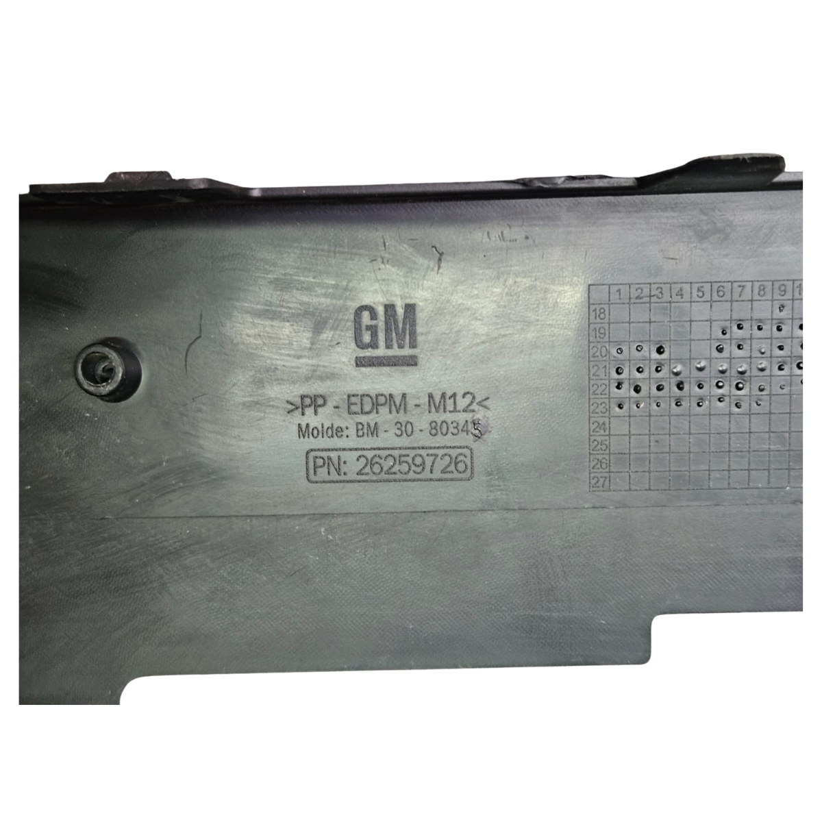 MOLDURA PARACHOQUE TRASEIRO ONIX PLUS 26259726 2019/2023 IN. - Imagem 5