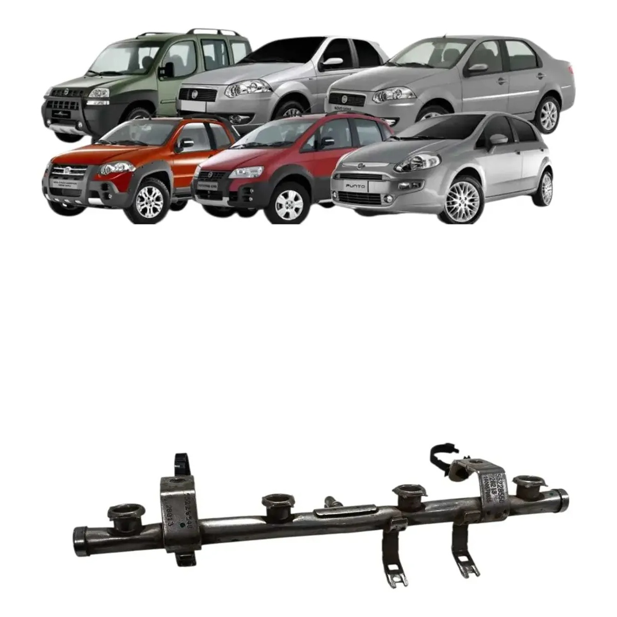 Flauta Bico Injetor Fiat Palio Siena Doblo 1.8 2010 2018