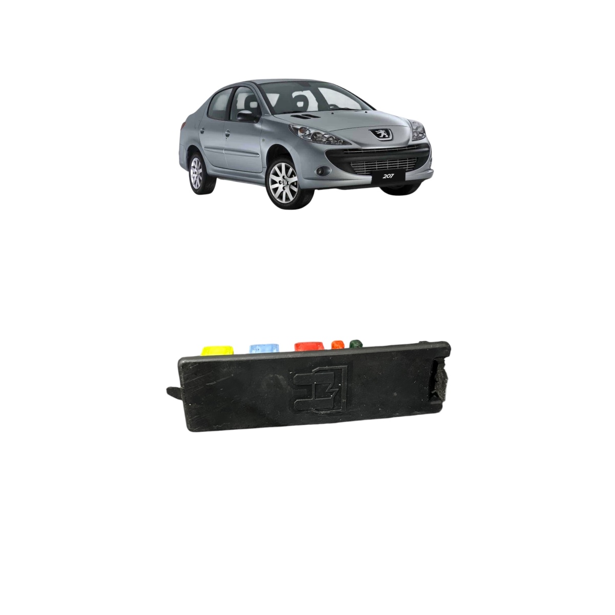 Tampa Fusíveis Reserva Int Peugeot 207 1.4 2008 9637466280 - Imagem 8