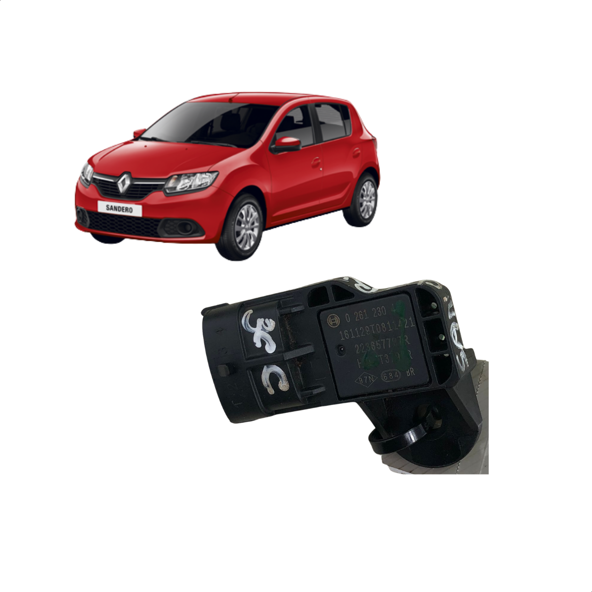 SENSOR MAP SANDERO 2015/2020 3CC US.