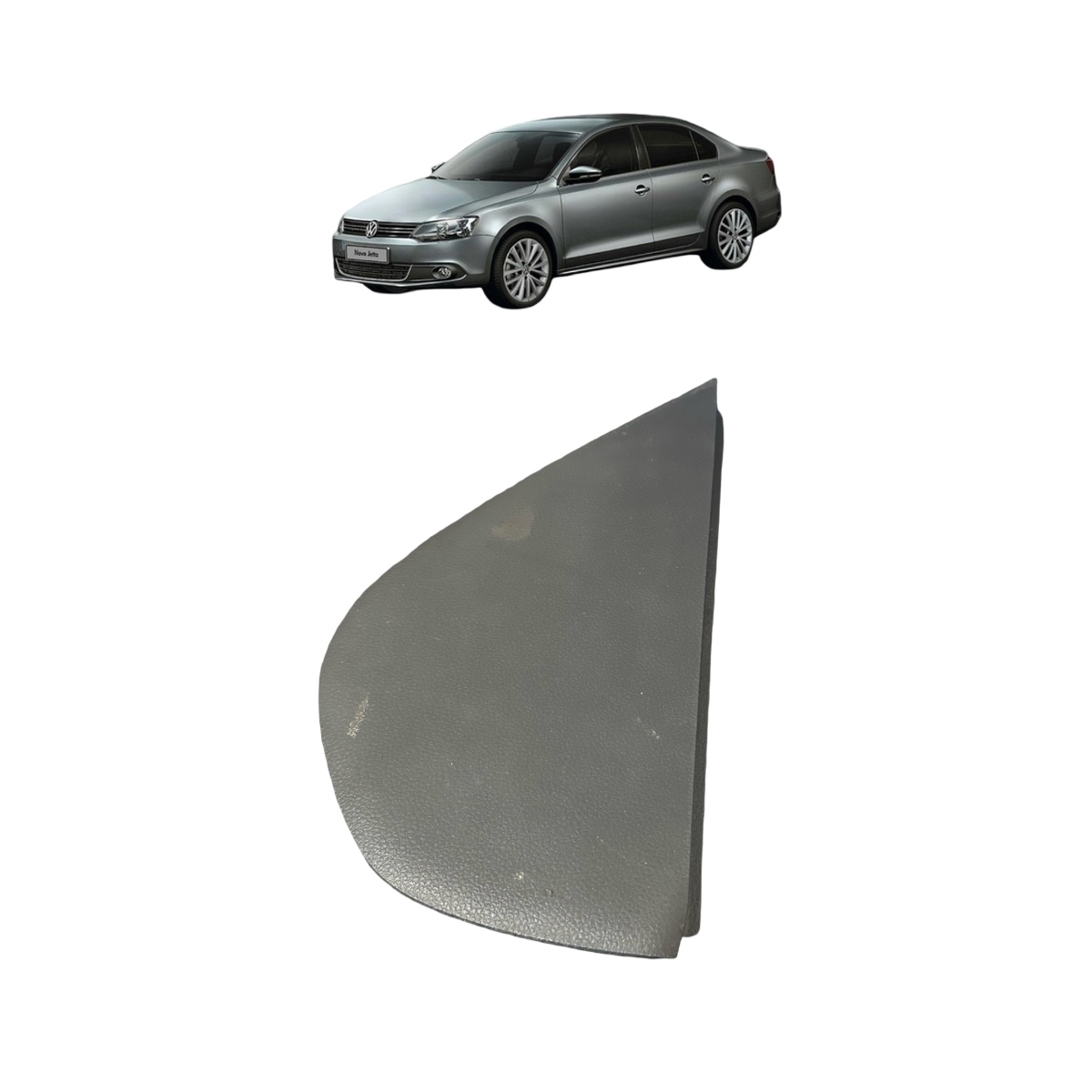 Moldura Tampa Lateral Esquerda Painel Vw Jetta 2015 A 2017 P - Imagem 3