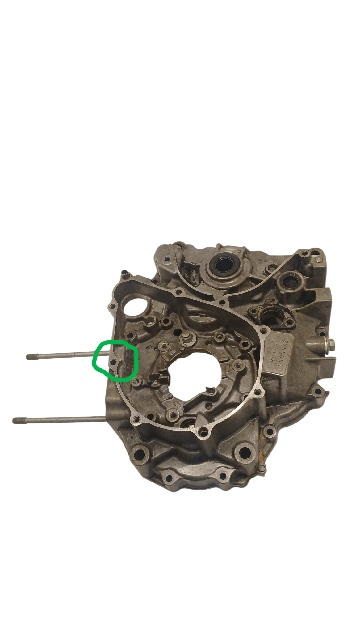Bloco Motor Esquerdo Titan 150 Original 2009-2011 C/Avaria - Imagem 2