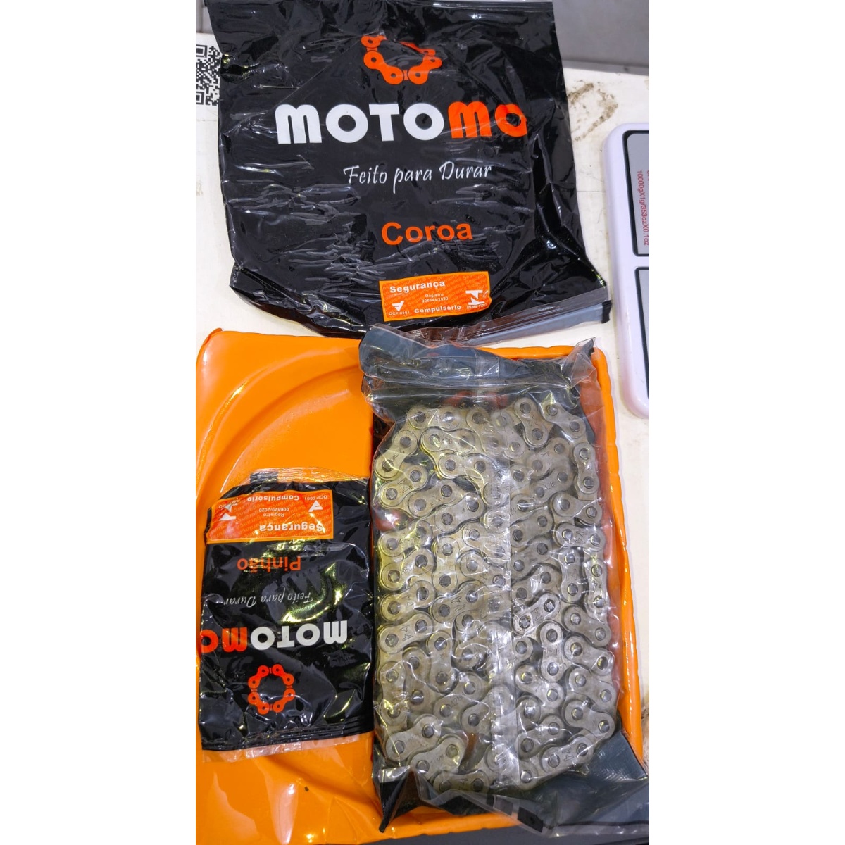 Kit Tração Relação Pop 100 MotoMo coroa 34-pião 14 - Imagem 1