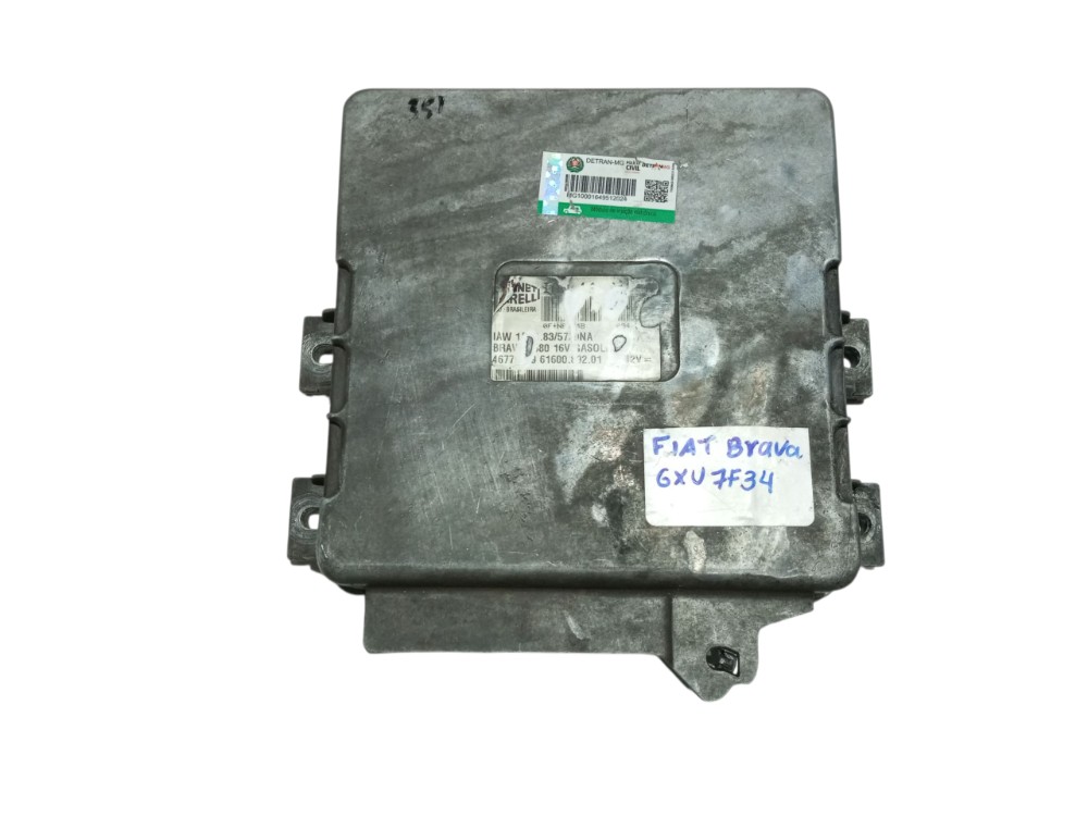 Modulo Central Injeção Fiat Brava Sx 2001 6160089201