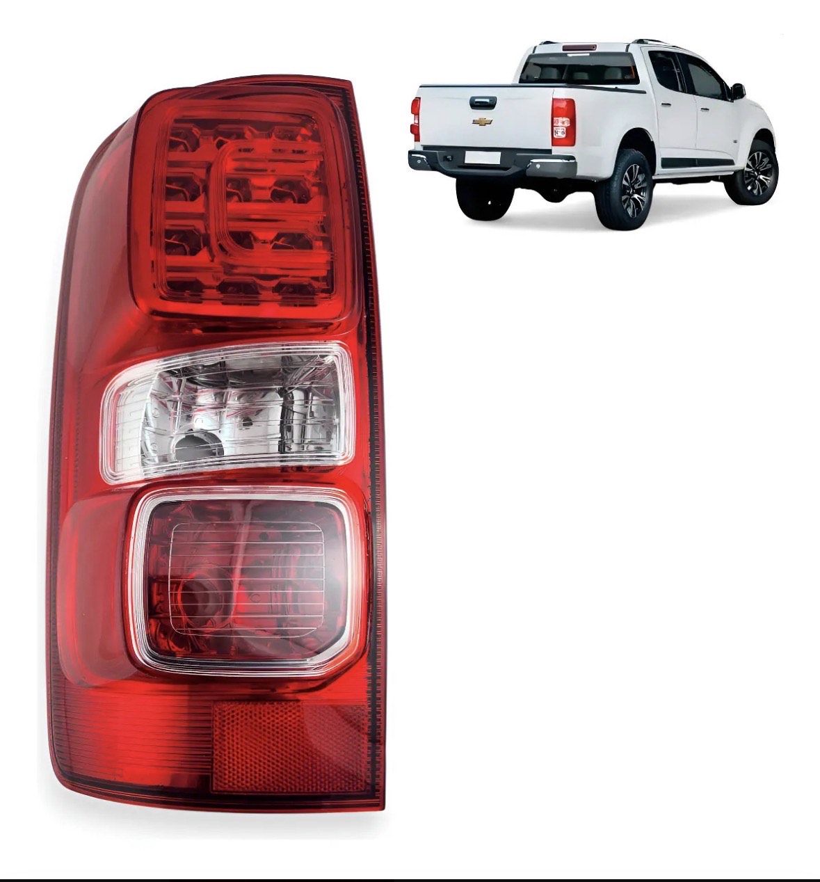 Lanterna Traseira Gm S10 Com Led 2012 2013 2014 2015 2016 - Imagem 1