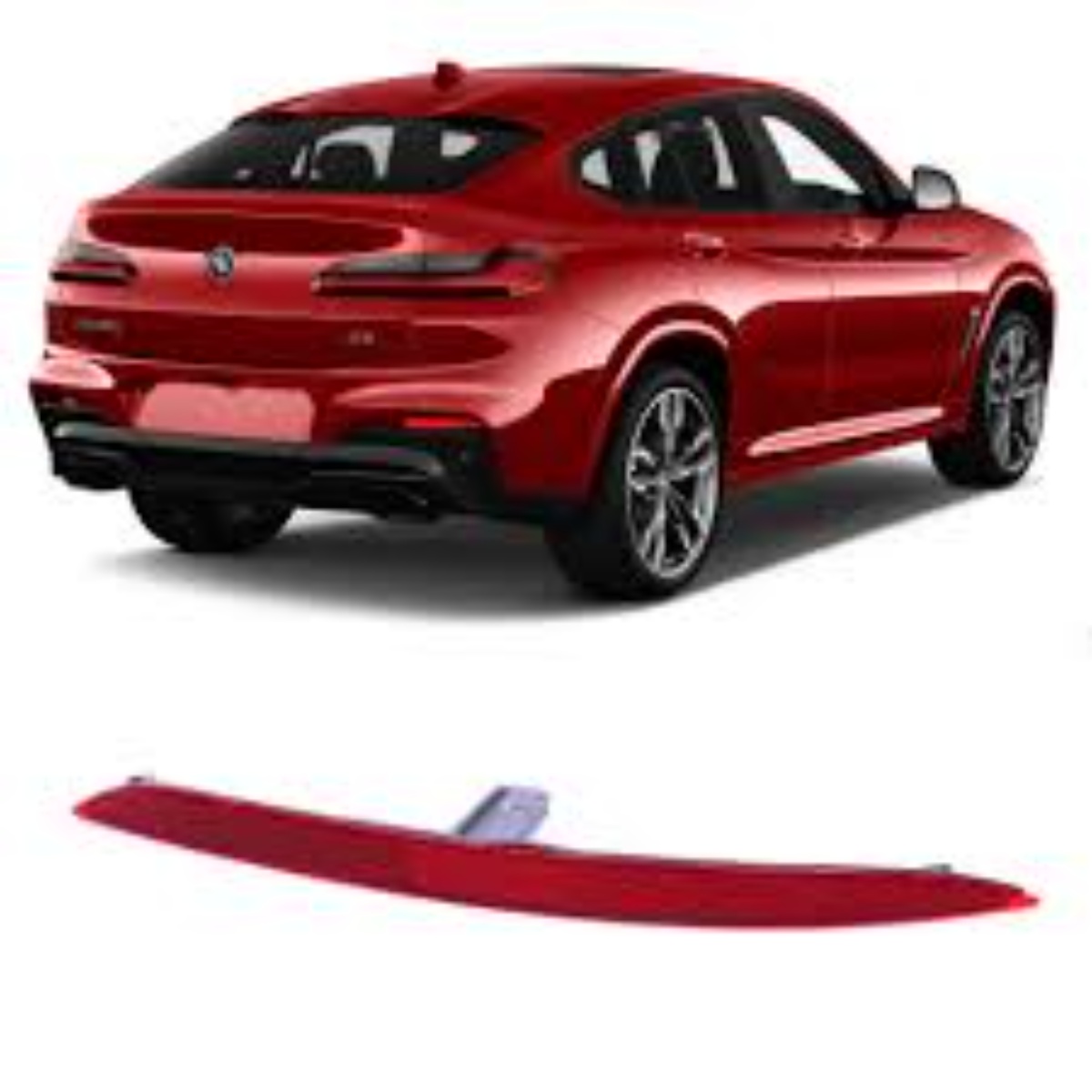 Parachoque Traseiro BMW X4 M Sport 2019 2021