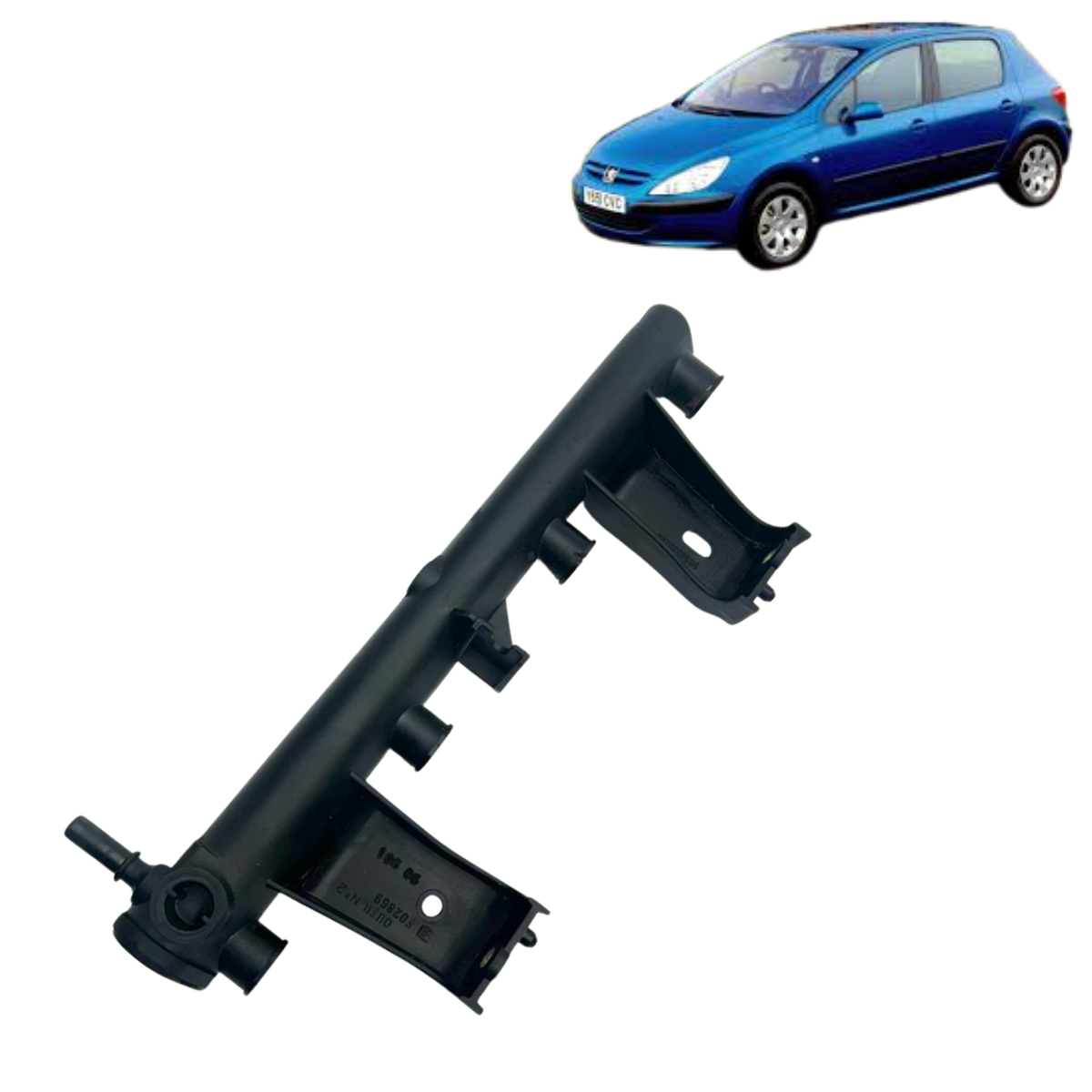 Flauta Bico Injetor Peugeot 307 1.6 Passion 2002 2003