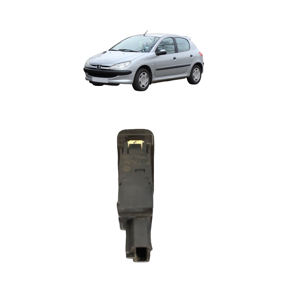 Botão Regulagem Altura Do Farol Peugeot 206 1.4 206 2008 - Imagem 4