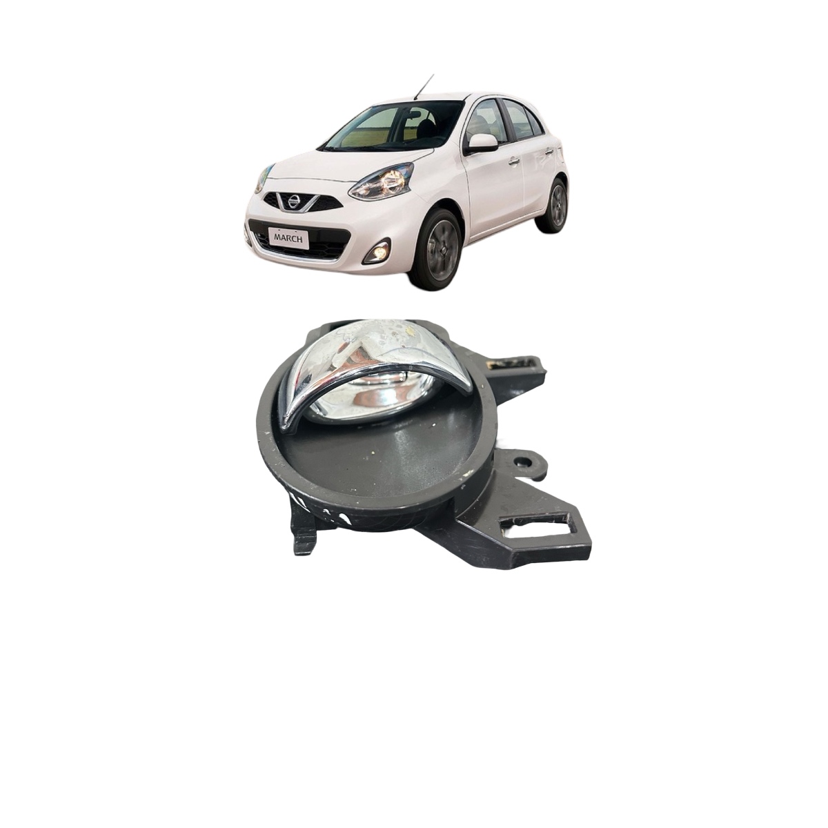 Maçaneta Porta Dianteira Direita Nissan March/Versa 2016 - Imagem 4