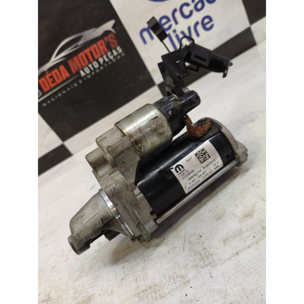 Motor Partida Arranque Toro Compass 1.3 21 A 26 52208848 - Imagem 2