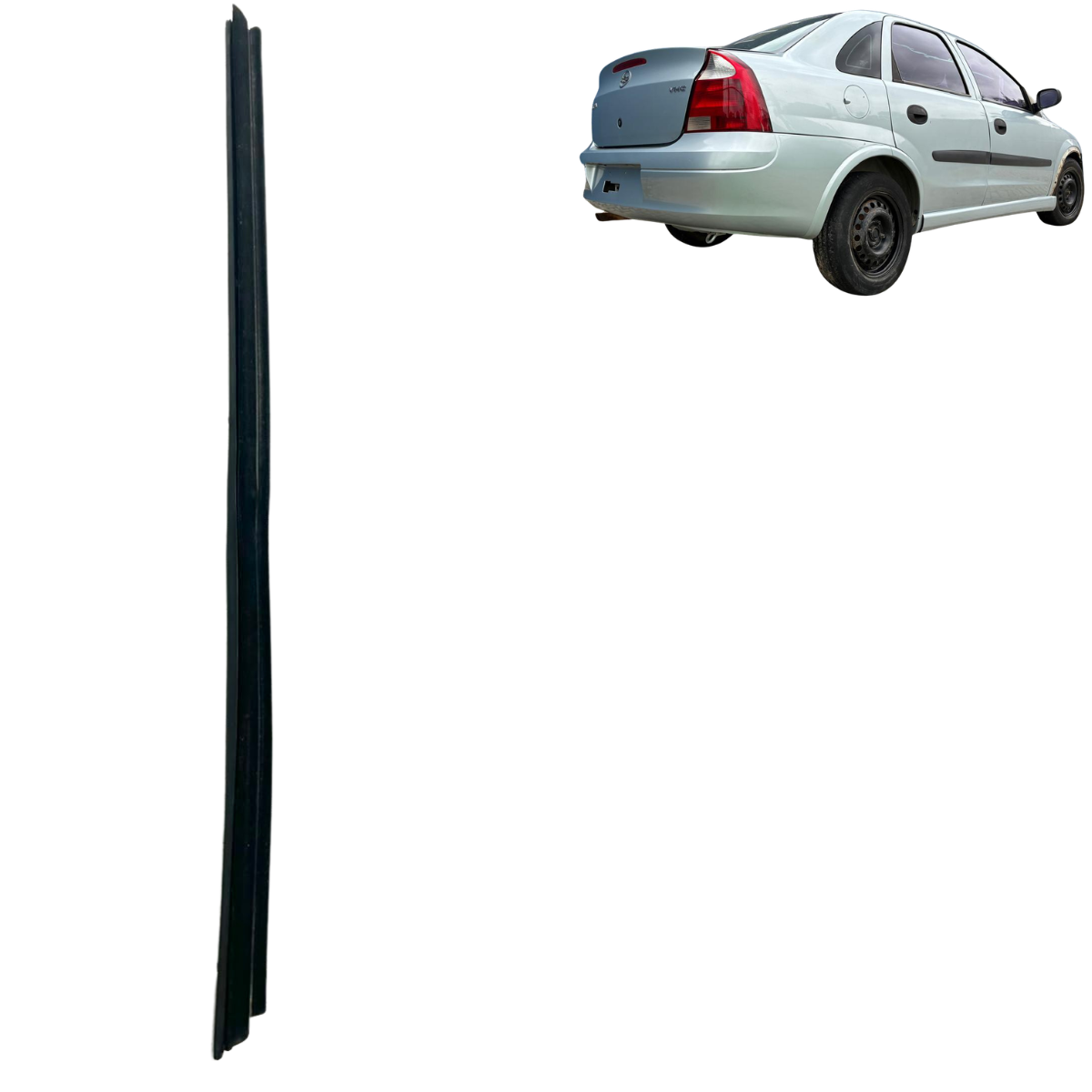 Pestana Interna Dianteira Esquerda Gm Corsa 2002 A 2012 Preto