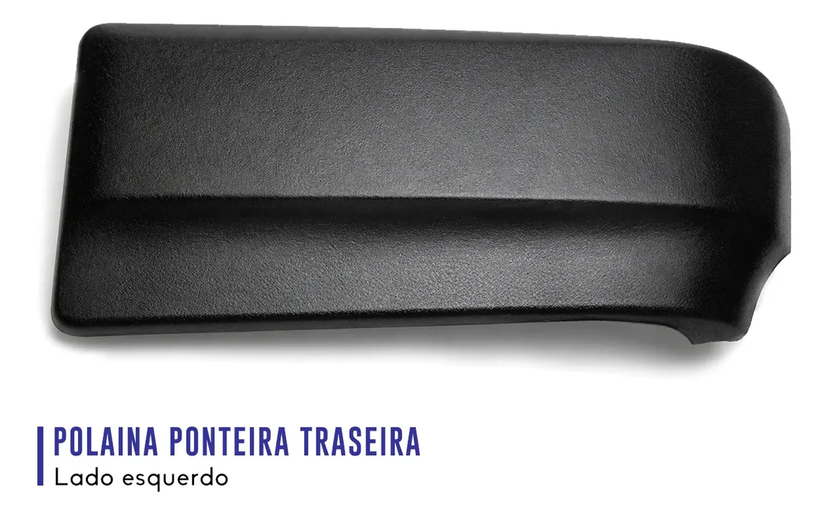 POLAINA TRASEIRA CHEVETTE  PRETA 83/86 LE@
