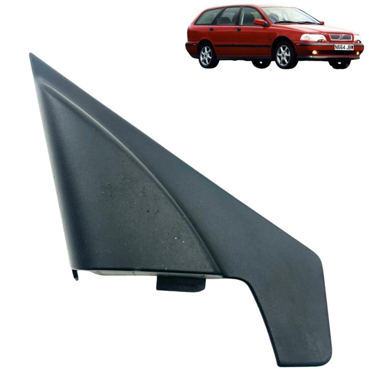 Moldura Interna Retrovisor Esquerdo Volvo V40 1997 Original